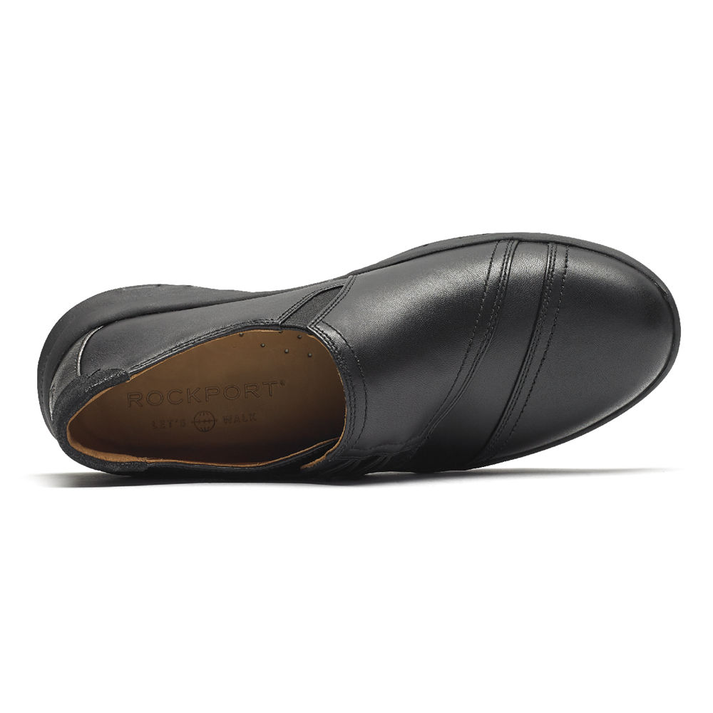 Rockport Slip-Ons Dame Svart - Lets Walk Hivamp - NEIQ30127